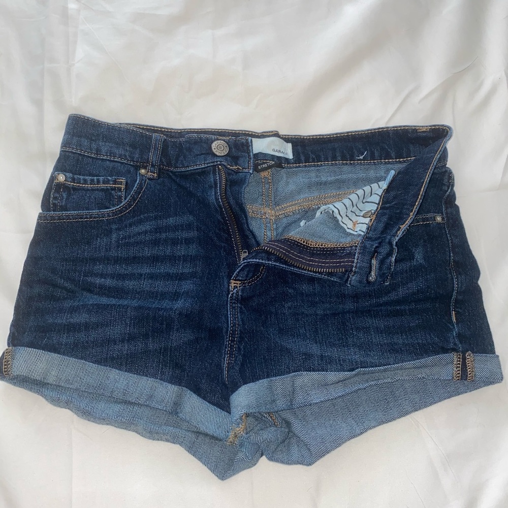 Garage jean shorts